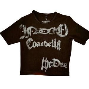 Travis Scott Cactus Jack Exclusive Coachella Merch Black Crop Top The Night Show